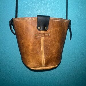 Maven Tan Leather Belt Bag